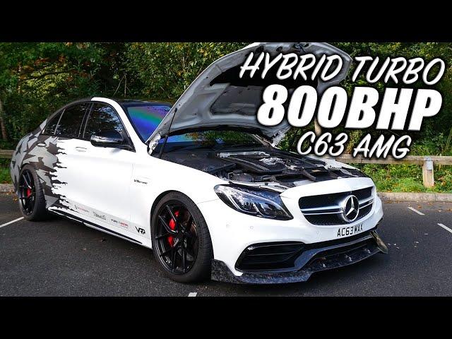 This 800BHP Biturbo C63 AMG is SAVAGE!