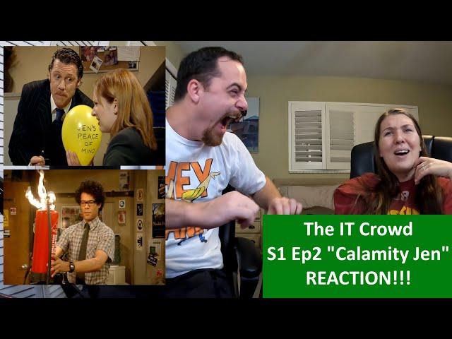 Americans React | THE IT CROWD | Calamity Jen Season 1 Episode 2 | REACTION