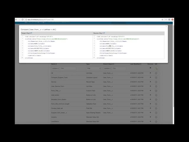 Salesforce deployment tool - ClickDeploy.io