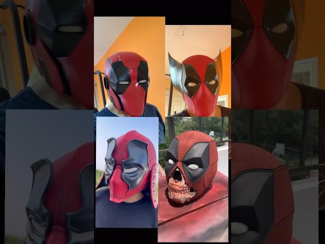 Most Popular 3D Printed #deadpool  Variant Helmets of 2024  #wolverine #marvel #3dprinting #cosplay