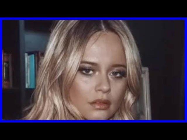 Blonde bombshell! Emily Atack flaunts mind-blowing curves in TEENY top | BS NEWS