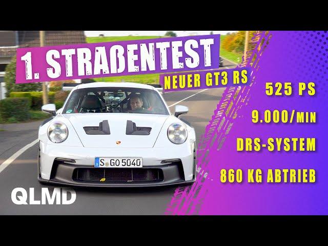 Erster Porsche 911 GT3 RS (992) auf der Straße | Autobahn | Hausstrecke | Matthias Malmedie