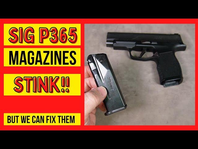 Sig P365 XL Magazines are hard to load!!