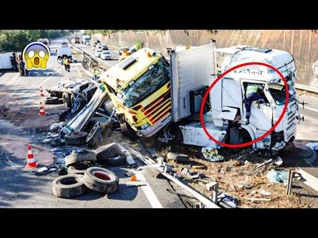 IDIOTS CRAZY TRUCK & CAR DRIVERS | STUPID DRIVERS COMPILATION 2024