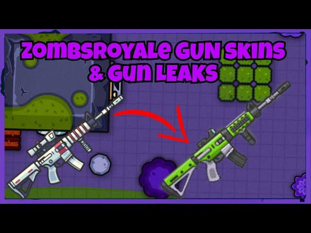 *NEW* Zombsroyale Guns & Gun skins LEAK