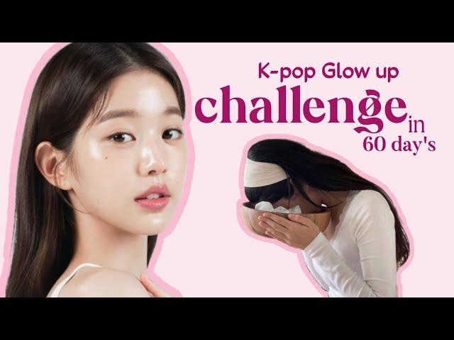 k-pop Glow up challenge in 60 days pt.1🪞 simple and effective for 12-19 years old