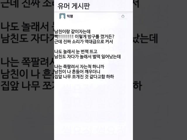 방귀로나무쪼갠썰