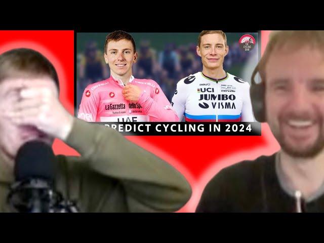 REACTING TO Our 2024 PREDICTIONS - Jonas Vingegaard in the Rainbow Jersey?