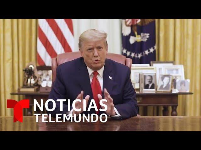 Trump critica la toma del Capitolio una semana después | Noticias Telemundo