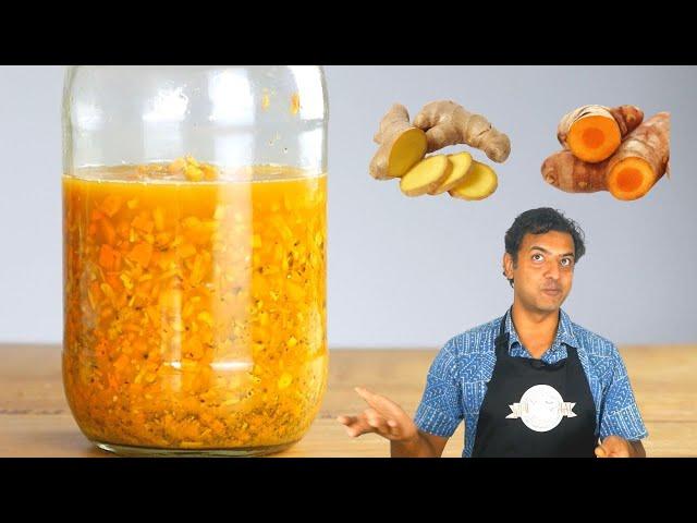 Fermented Turmeric Ginger PickleRecipe