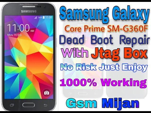 Samsung Core Prime SM-G360F Dead Boot Repair Done Easy Jtag Box