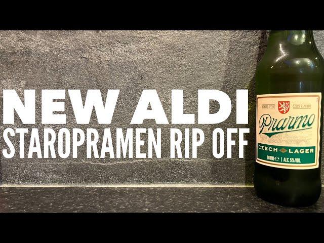 NEW Aldi Prarmo Czech Lager Review , Aldi Staropramen Rip Off | Aldi Lager Review