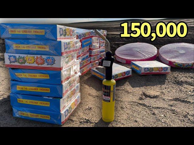 Testing 150,000 Fire-Crackers (This is NOT TAU)