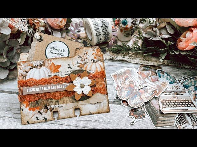 Junk Journal / deutsch / meine MemoryDex für Oktober / #memorydexparty