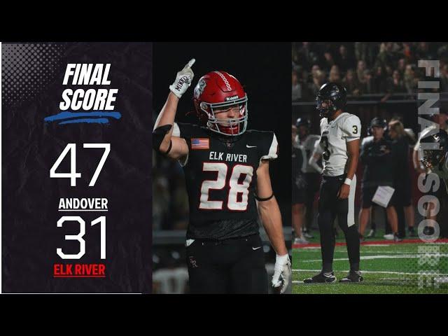 INTENSE‼️‼️ Elk River v Andover Football Game Highlights 9/20/2024