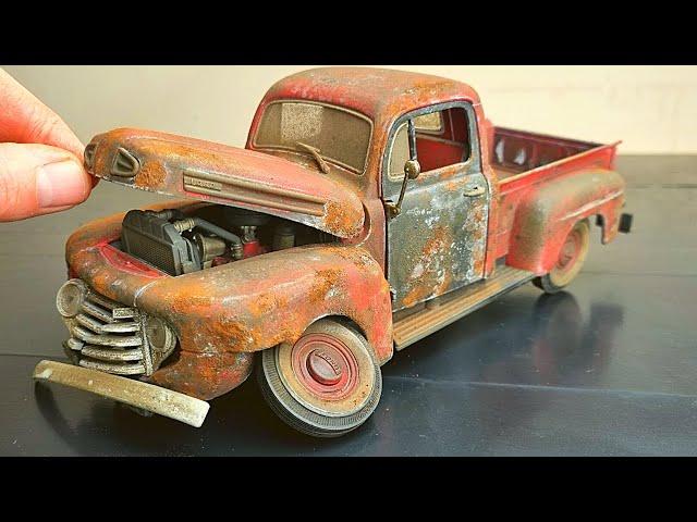 Restoration Ford F-1 Pick-Up 1948 - Abandoned Model Car