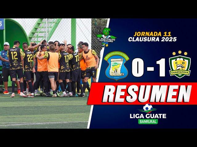 VICTORIA IMPORTANTE/ Mixco 0 vs Guastatoya 1 / Jornada 11 Clausura 2025 -RESUMEN-