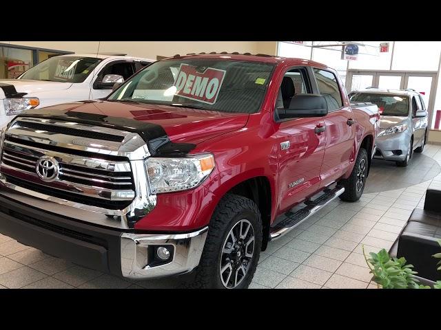 Red 2017 Toyota Tundra SR5 Plus Review  Newfoundland - Grand Toyota