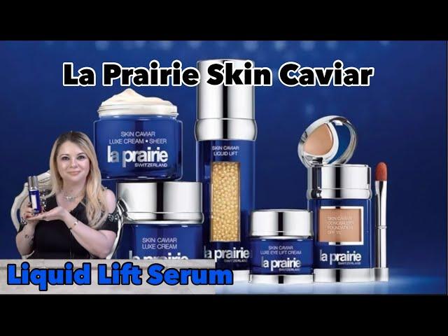 La Prairie Liquid Lift Serum Transformation! Is this the BEST Skincare for ANTI AGING?