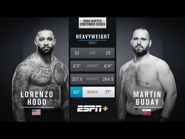 FREE FIGHT | Martin Buday Seals the Deal Delivering a Big Knee to Lorenzo Hood | DWCS Season 5