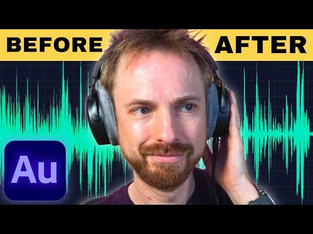 How to Remove Noise - Wind Noise, Mouth Clicks, Background Noise & Static - Adobe Audition Tutorial