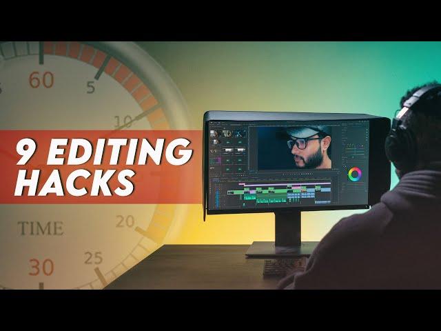 9 Video EDITING HACKS in 99 Seconds