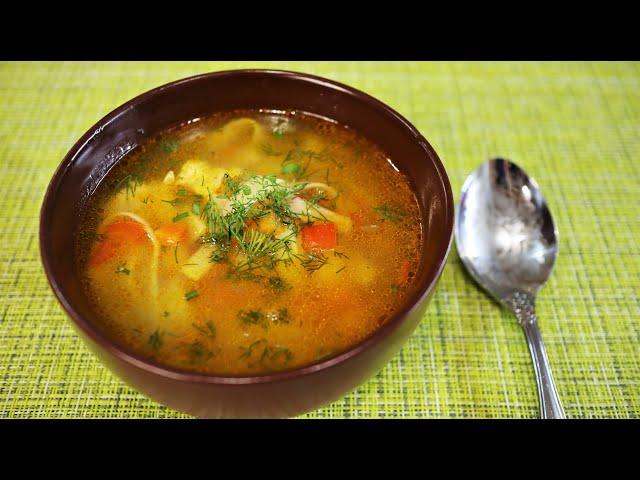 Разгрузочный, полезный и очень вкусный суп после праздников!!! Панацея для желудка, ПП рецепт!