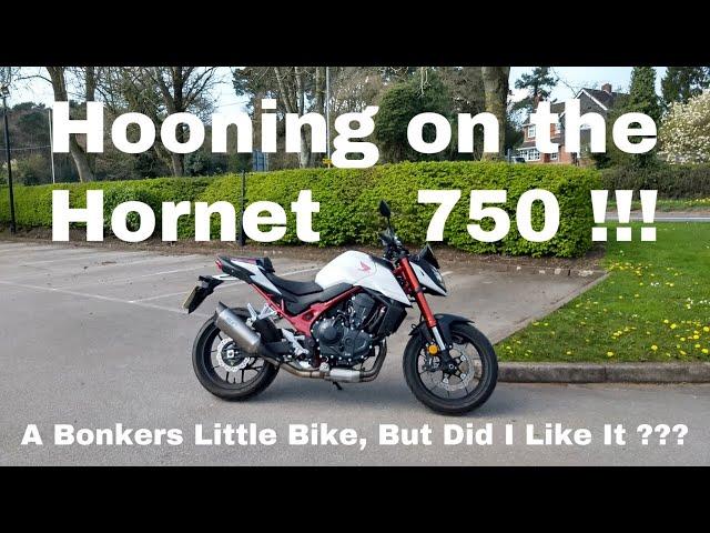 Honda CB750 Hornet | Ride Review | What a Hoot | pls read description.