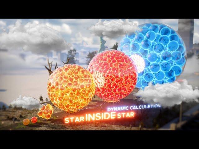 How many STARS can Fit inside each STAR | 3D