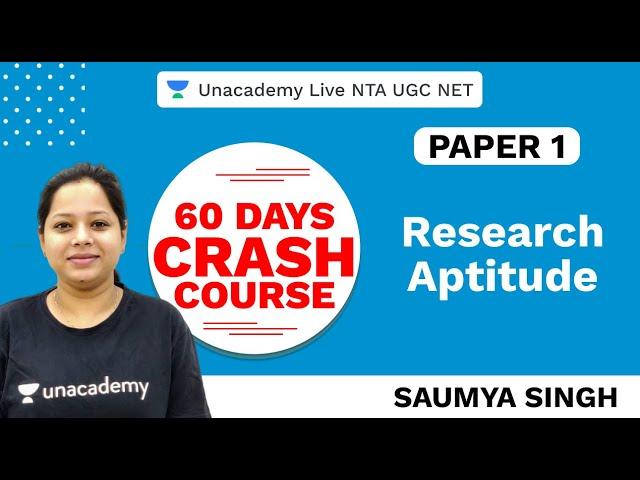 60 Days Paper I Crash Course | Unacademy Live NTA UGC NET | Research Aptitude