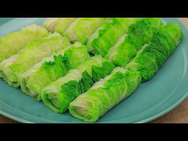 Healthy Cabbage Roll Recipe | Making Chinese cabbage roll recipe | V Taste