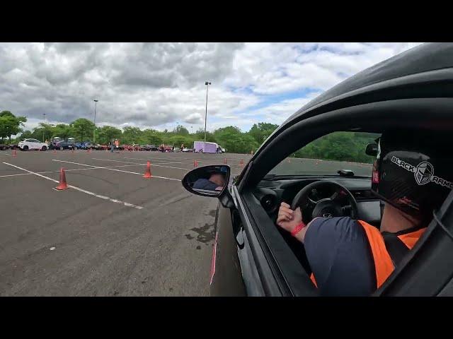 Philly SCCA - Philly Mills Mall autocross - David Graver Instructor run