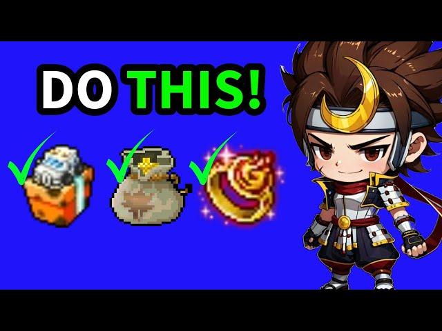 5 Tips for New & Returning Players | Maplestory | GMS | Reboot