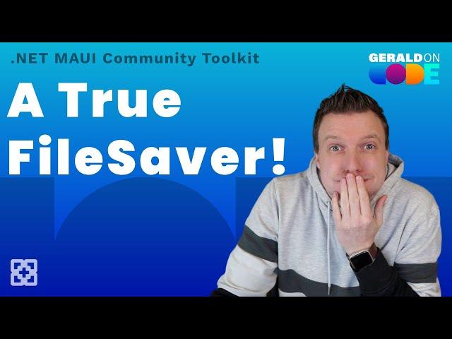 Save Files With Just 1 Line of Code with .NET MAUI FileSaver!