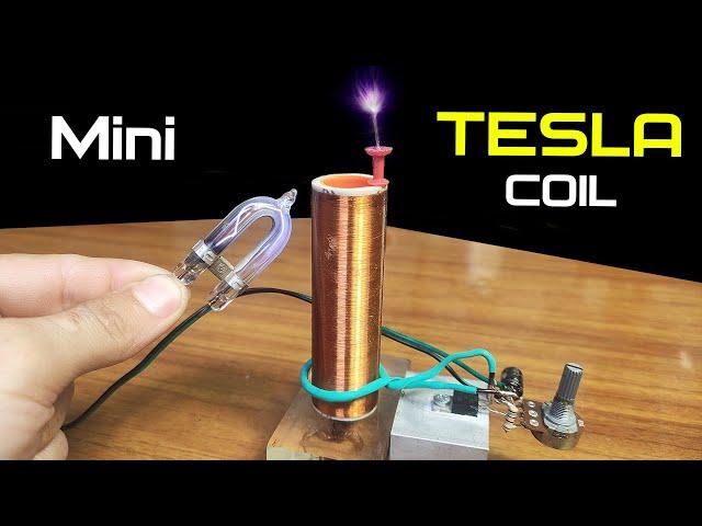 Мини Катушка Тесла на IRF740. Качер Бровина / Mini Tesla Coil