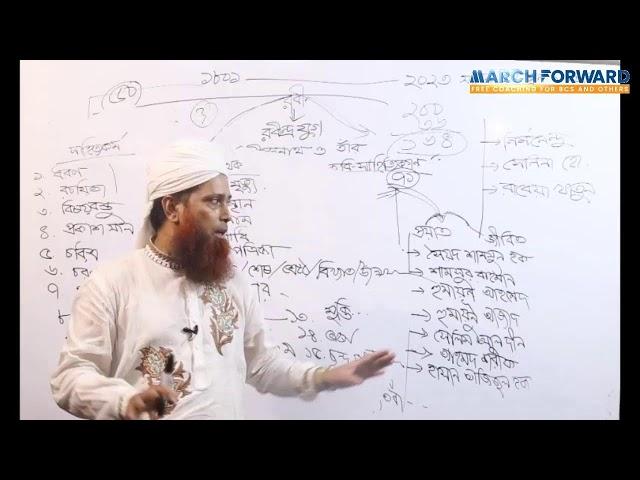 March Forward| 46th BCS Preliminary Course, Batch-02, Bangla Literature Free Class