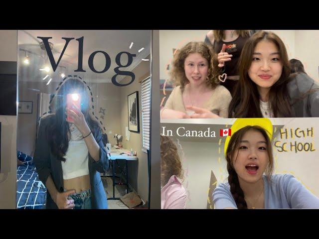 Canadian high school Vlog / 캐나다 고등학교 브이로그 / 유학생 브이로그 / 방학 전 학교 마지막 날 기록 :)