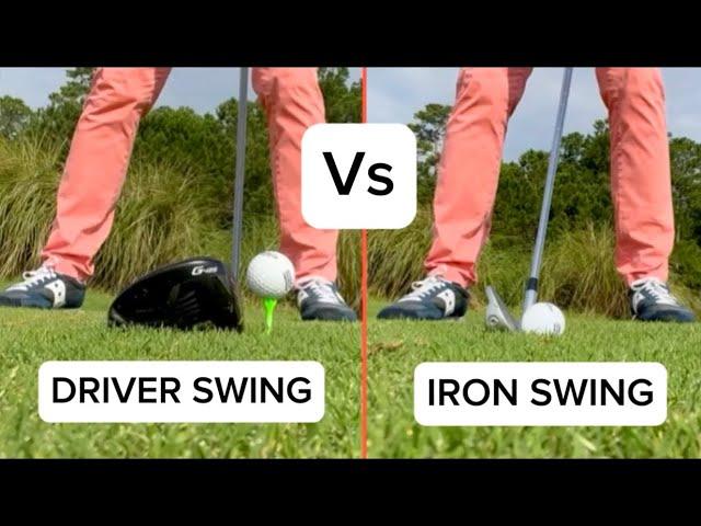 “DRIVER SWING Vs IRON SWING”(BIG Difference!) #andrewemerygolf #golftips #golflesson #golfswings