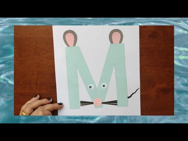 M letter craft for preschool/kindergarten,Learn abc for kids - Alphabet - Letters for toddlers