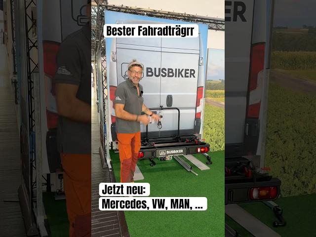 Busbiker - bester   Fahrradträger auf dem Markt  #mädes #vanlife #camperexperte