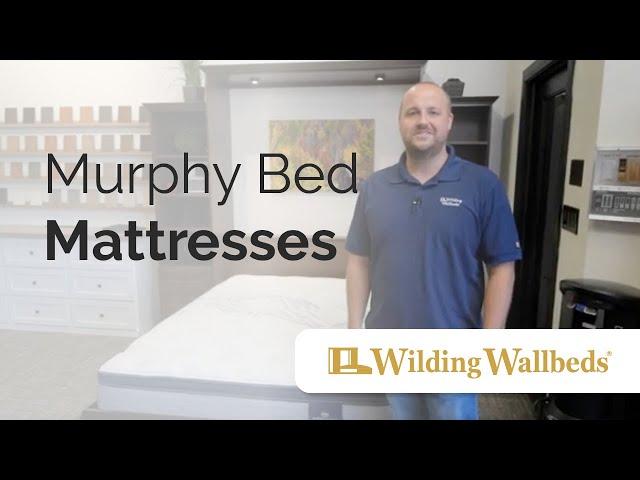 Murphy Bed Mattresses - Wilding Wallbeds