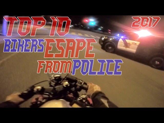 TOP 10 Cops VS Bikers ESCAPE Police Chase Motorcycles GETAWAY Running From Cops On Motorcycle Videos