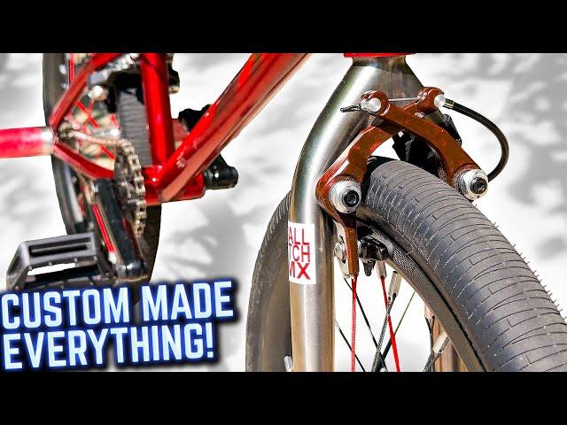 BMX Mad Scientist - ALL CUSTOM EVERYTHING!! - Mark Johnson Bike Check