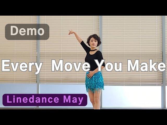 Every Move You Make Line Dance (High Beginner: José Miguel Belloque Vane & Alison Johnstone ) - Demo