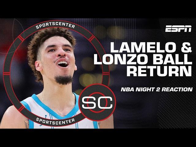 NBA Reaction  Bucks beat 76ers, Risacher makes debut + Ball Bros. return from injury | SportsCenter