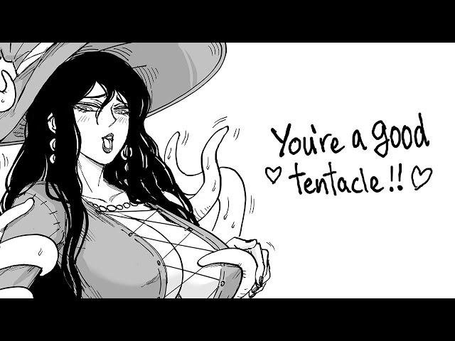 Witch Mommy and Tentacles | comic by baalbuddy