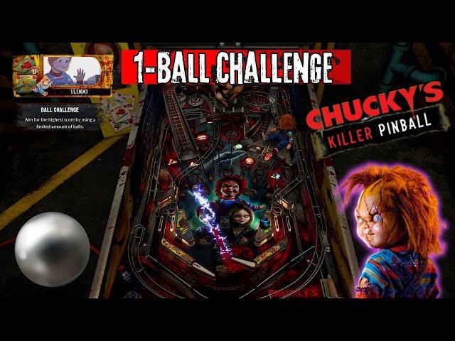 TOURNAMENT : Pinball M - Chucky's Killer Pinball | 1-Ball Challenge