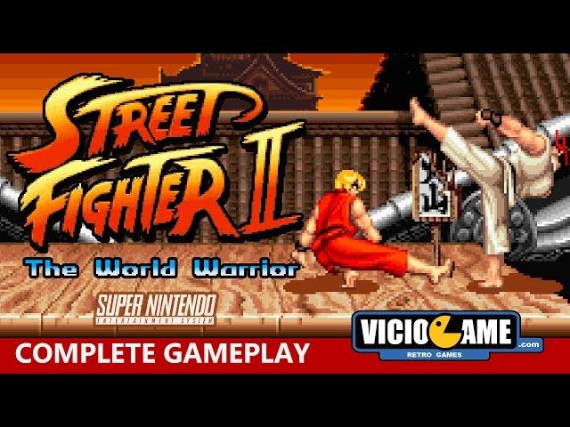  Street Fighter 2 (SNES) Complete Gameplay