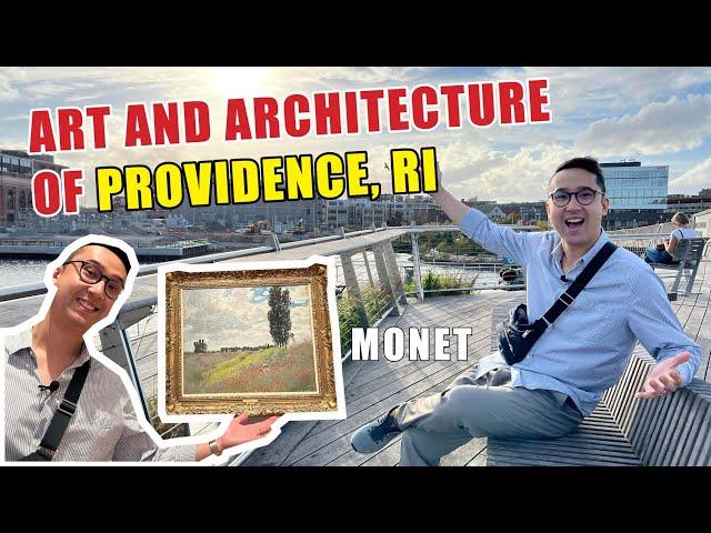 PROVIDENCE - ART  AND ARCHITECTURE ️!! River Walk Tour, RISD Art Museum + Cutting-edge Bridge 