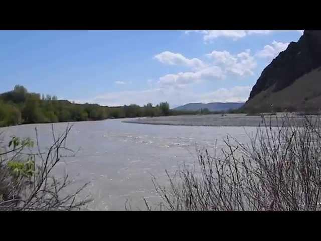 Armenian- Turkish border, Araxes river April 14 2015